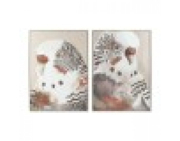 Картина DKD Home Decor 104 x 4,5 x 143,5 cm Град (2 броя)