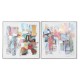 Картина Home ESPRIT Абстрактен Модерен 82 x 4,5 x 82 cm (2 броя)