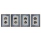 Картина Home ESPRIT Син Риба 40 X 2,5 X 55 cm (4 броя)