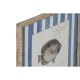 Картина Home ESPRIT Син Риба 40 X 2,5 X 55 cm (4 броя)