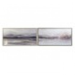 Картина DKD Home Decor Планина Модерен (124 x 4,5 x 64 cm) (2 броя) - Tablouri, postere, puzzle-uri