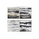 Картина DKD Home Decor Абстрактен Модерен (79 x 2,5 x 79 cm) (4 броя)