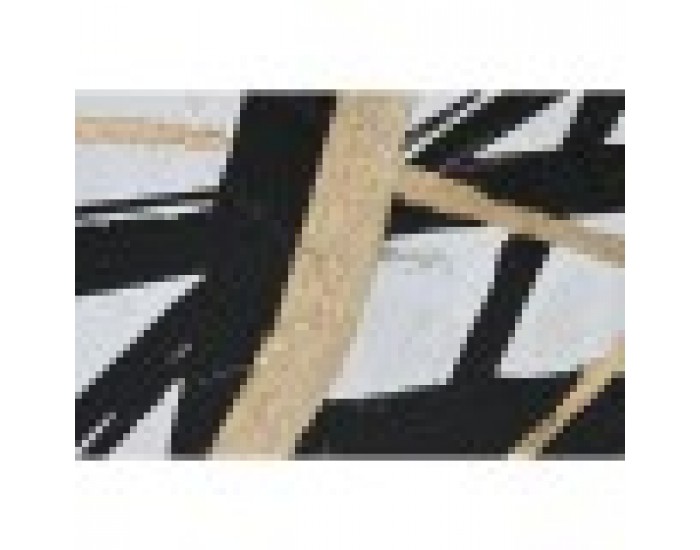 Картина Home ESPRIT Бял Златен Абстрактен Модерен 131 x 4 x 131 cm