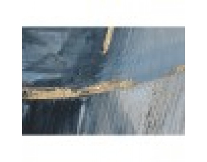 Картина Home ESPRIT Син Бял Абстрактен Модерен 131 x 3,8 x 131 cm