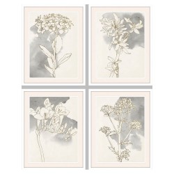 Картина DKD Home Decor Lilled (55 x 2.5 x 70 cm) (4 pcs) - Tablouri, postere, puzzle-uri