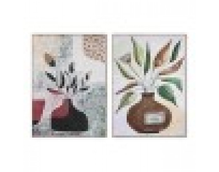 Картина DKD Home Decor Ваза (102,5 x 4,3 x 142,6 cm) (2 броя)