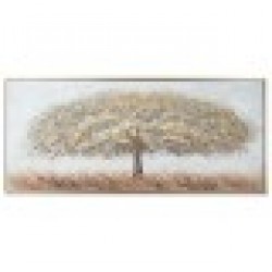 Картина Home ESPRIT Бял Златен Дърво Традиционен 182 x 3,8 x 80 cm - Tablouri, postere, puzzle-uri