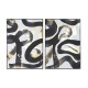 Картина Home ESPRIT Абстрактен Модерен 103 x 4,5 x 143 cm (2 броя)