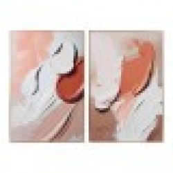 Картина Home ESPRIT Абстрактен Модерен 80 x 3 x 120 cm (2 броя) - Tablouri, postere, puzzle-uri