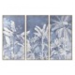 Картина Home ESPRIT Син Палми Тропически 180 x 4 x 120 cm (3 Части) - Tablouri, postere, puzzle-uri