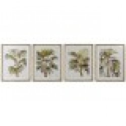 Картина Home ESPRIT Палми Тропически 55 x 2,5 x 70 cm (4 броя) - Tablouri, postere, puzzle-uri