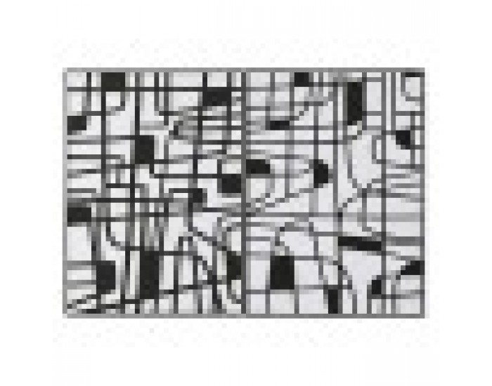 Картина Home ESPRIT Бял Черен Модерен 103 x 4,5 x 143 cm (2 броя)