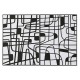 Картина Home ESPRIT Бял Черен Модерен 103 x 4,5 x 143 cm (2 броя)