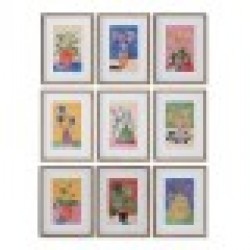 Картина Home ESPRIT Град 30 x 2,5 x 40 cm (9 броя) - Tablouri, postere, puzzle-uri