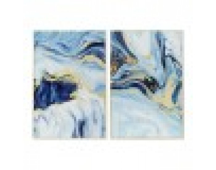 Картина DKD Home Decor 80 x 2,5 x 120 cm Абстрактен Модерен (2 броя)