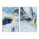 Картина DKD Home Decor 80 x 2,5 x 120 cm Абстрактен Модерен (2 броя)
