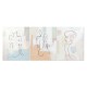 Картина DKD Home Decor Абстрактен Модерен (80 x 3,7 x 100 cm) (3 броя)