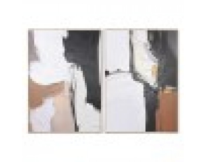 Картина Home ESPRIT Абстрактен Модерен 103 x 4,5 x 143 cm (2 броя)