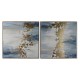 Картина Home ESPRIT Абстрактен Модерен 100 x 4 x 100 cm (2 броя)