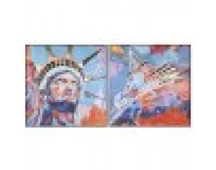 Картина Home ESPRIT Модерен 150 x 3,5 x 150 cm (2 броя)