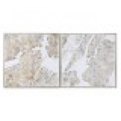 Картина Home ESPRIT Град Loft 102 x 4,5 x 102 cm (2 броя) - Tablouri, postere, puzzle-uri
