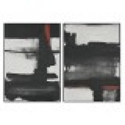 Картина Home ESPRIT Абстрактен Град 100 x 4 x 140 cm (2 броя) - Tablouri, postere, puzzle-uri