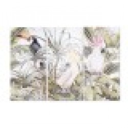 Картина DKD Home Decor 90 x 3 x 190 cm Тропически (3 броя) - Tablouri, postere, puzzle-uri