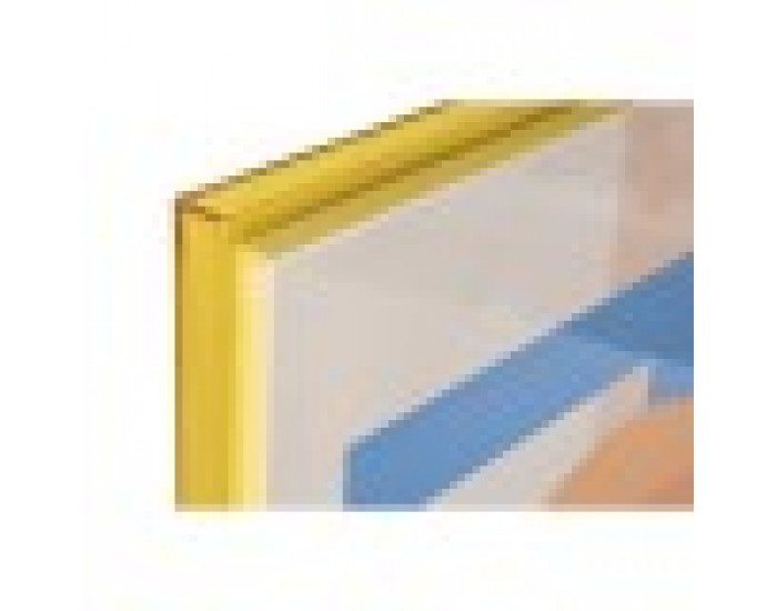 Картина Home ESPRIT Жълт Розов Модерен Град 80 x 3,3 x 120 cm (2 броя)