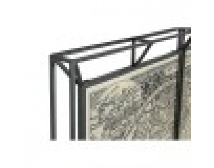 Комплект от 3 снимки Home ESPRIT Бял Черен Карта на Света 222 x 8 x 140 cm (3 Части)