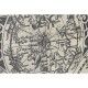 Комплект от 3 снимки Home ESPRIT Бял Черен Карта на Света 222 x 8 x 140 cm (3 Части)
