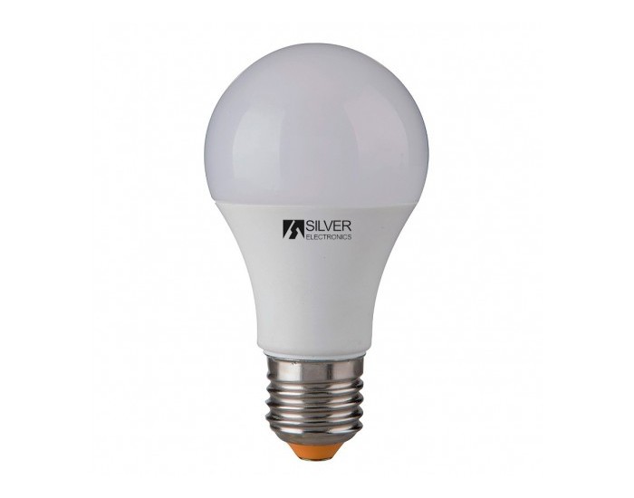 Сферична LED крушка за лампа Silver Electronics 980927 E27 10W Топла светлина - 5000K