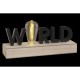 Luminous Decoration DKD Home Decor World Черен MDF LED (34 x 8 x 16 cm)