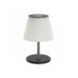 Настолна лампа Home ESPRIT Бял Черен PVC Неръждаема стомана Алуминий 18 x 18 x 26,5 cm - Corpuri de iluminat