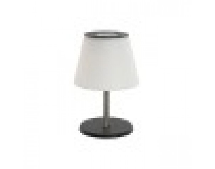 Настолна лампа Home ESPRIT Бял Черен PVC Неръждаема стомана Алуминий 18 x 18 x 26,5 cm