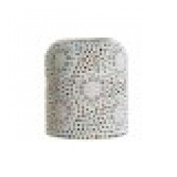 Настолна лампа DKD Home Decor Бял Многоцветен Алуминий Кристал 40 W 220 V 15 x 15 x 18 cm - Veioze