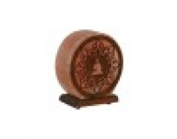 Настолна лампа Home ESPRIT Кафяв Розов Сол Дърво манго 15 W 220 V 16 x 7 x 18 cm