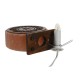 Настолна лампа Home ESPRIT Кафяв Розов Сол Дърво манго 15 W 220 V 16 x 7 x 18 cm