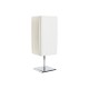Настолна лампа Home ESPRIT Бял Сребрист полиетилен Желязо 50 W 220 V 15 x 15 x 43 cm