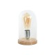 Настолна лампа Home ESPRIT Естествен Бамбук Кристал 50 W 220 V 13 x 13 x 22 cm