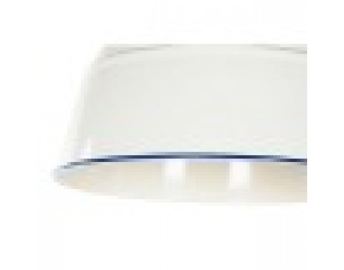 Полилей Home ESPRIT Син Бял Метал 50 W 32,5 x 32,5 x 30 cm