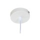 Полилей Home ESPRIT Син Бял Метал 50 W 32,5 x 32,5 x 30 cm