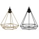 Полилей Home ESPRIT Черен Златен Метал 50 W 28 x 27 x 34 cm (2 броя)