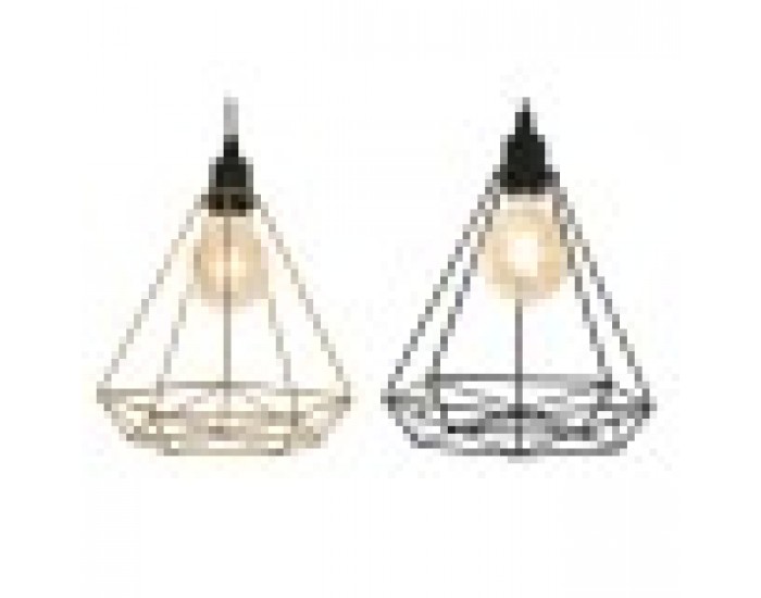 Полилей Home ESPRIT Черен Златен Метал 50 W 28 x 27 x 34 cm (2 броя)