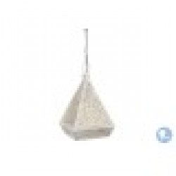 Полилей Home ESPRIT Бял Златен Метал 25 W 29 x 26 x 40 cm - Corpuri de iluminat