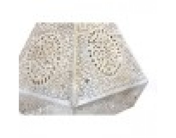 Полилей Home ESPRIT Бял Златен Метал 25 W 29 x 26 x 40 cm