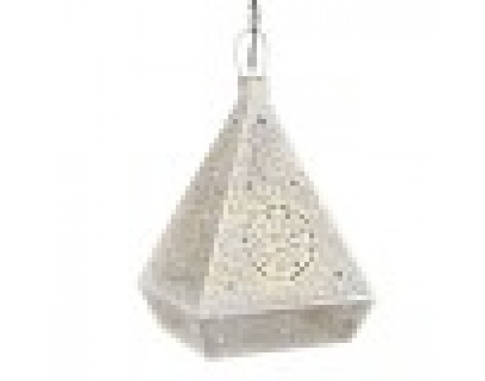 Полилей Home ESPRIT Бял Златен Метал 25 W 29 x 26 x 40 cm