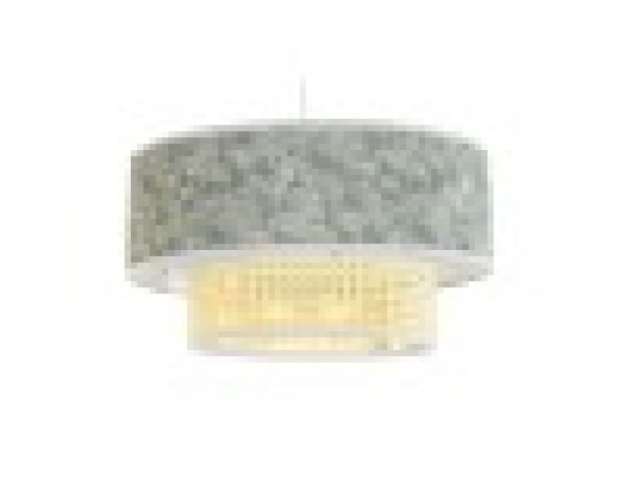 Полилей DKD Home Decor Естествен Черен полиестер Бял Зелен 40 W 50 W (46 x 46 x 25 cm)