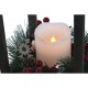 Latern Home ESPRIT Бял Кафяв Червен Дървен 16 x 16 x 26 cm (2 броя)