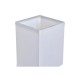Стенна лампа DKD Home Decor Сребрист Метал полиестер Бял 220 V 40 W (12 x 10 x 22 cm)