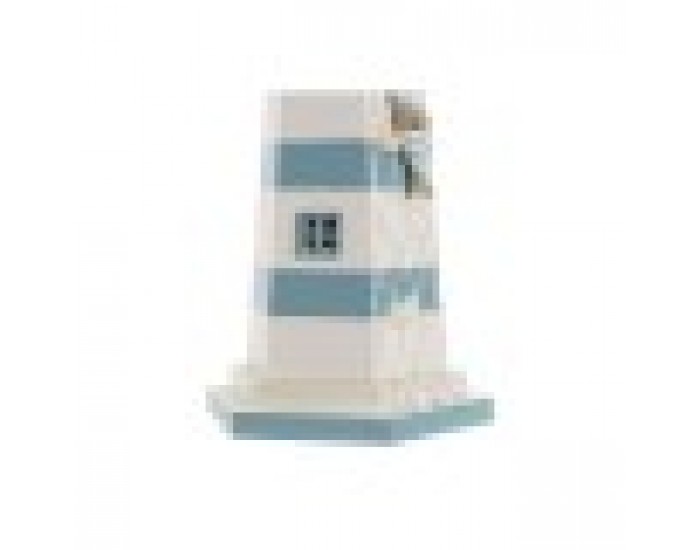 Ярка декорация Home ESPRIT Дървен Моряк Фар 14 x 14 x 40 cm (2 броя)